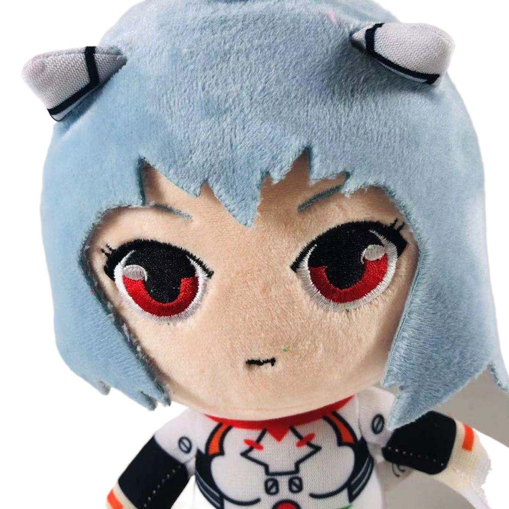 NICKOLAS1 Evangelion Plush Toy Karakter Kartun 20 cm Dekorasi Kamar Mainan Anak Kartun Boneka Boneka Mainan