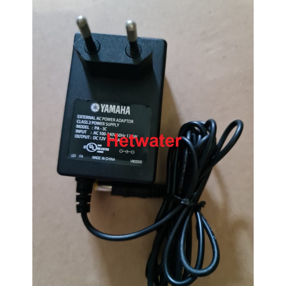 Adaptor Yamaha Kabel Power Keyboard PSR 620 PSSR 630 PSR 730 740 PSR 340 / 350 / 450