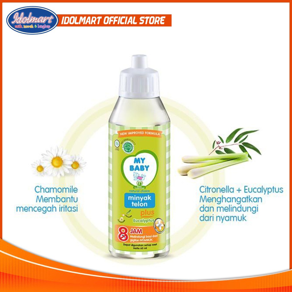 IDOLMART My Baby Minyak Telon Plus 60ml dan 145ml Idolmart Surabaya