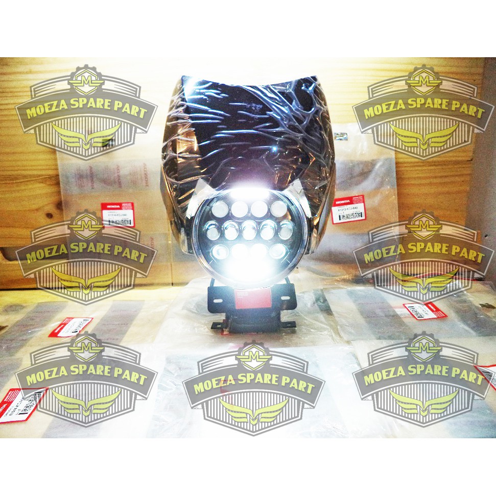 Paket Lampu Depan Honda Tiger Revo Barong Tirev Headlamp Tirev Pece Original AHM LED Daymaker Series