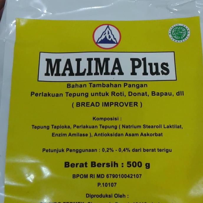 

malima plus / pengembang roti / pelembut roti 500gr TERLARIS TERPERCAYA ORIGINAL