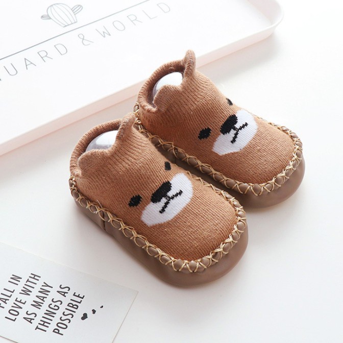 PUNCAK 3.3 stoberi baby - KAOS KAKI BAYI ANTI SLIP MOTIF LUCU JUNGLE INC