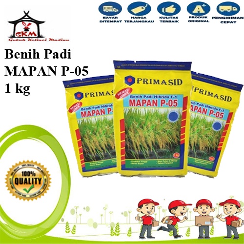 Benih Mapan P05 1 Kg Benih Padi Hibrida Super