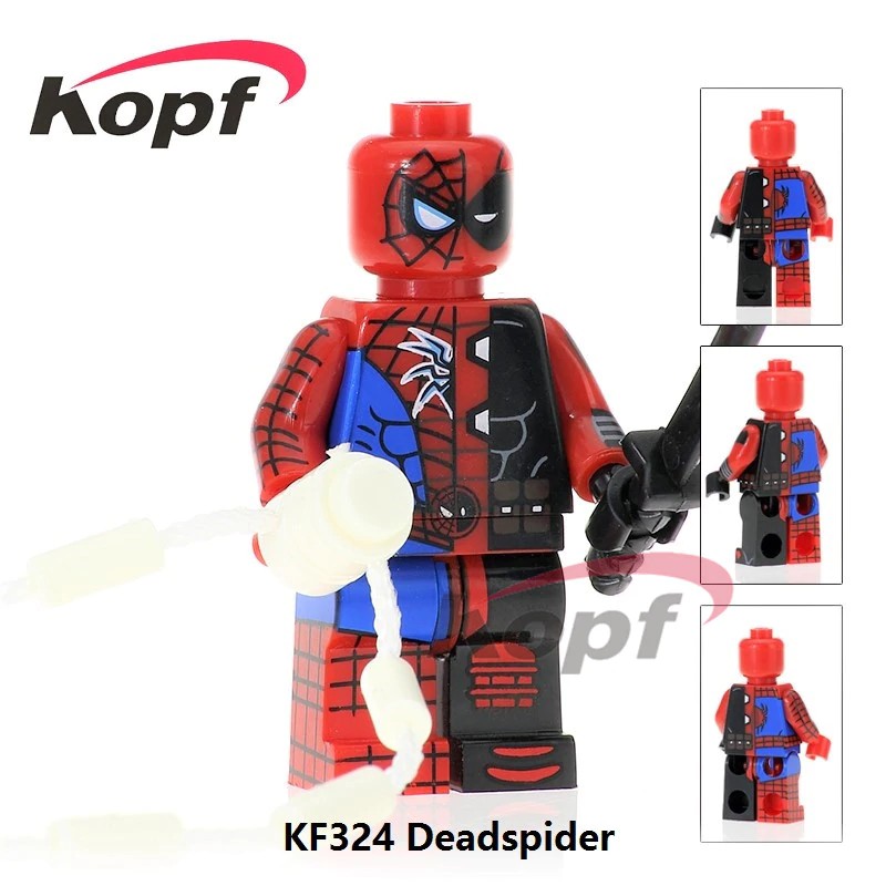 Mainan Lego Super Heroes Ghostface Ghost-Face Two Face Deadpool Spiderman Spider-man Deadspider