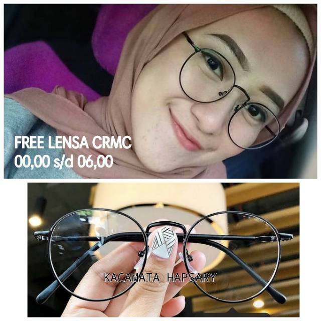 Frame Kacamata Pria &amp; Wanita, Kaca mata Anti Radiasi, Kacamata Minus, Kaca mata Trendy &amp; Terbaru