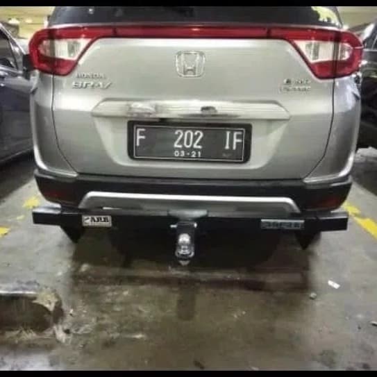 towing bar arb besi bumper belakang mobil honda brv