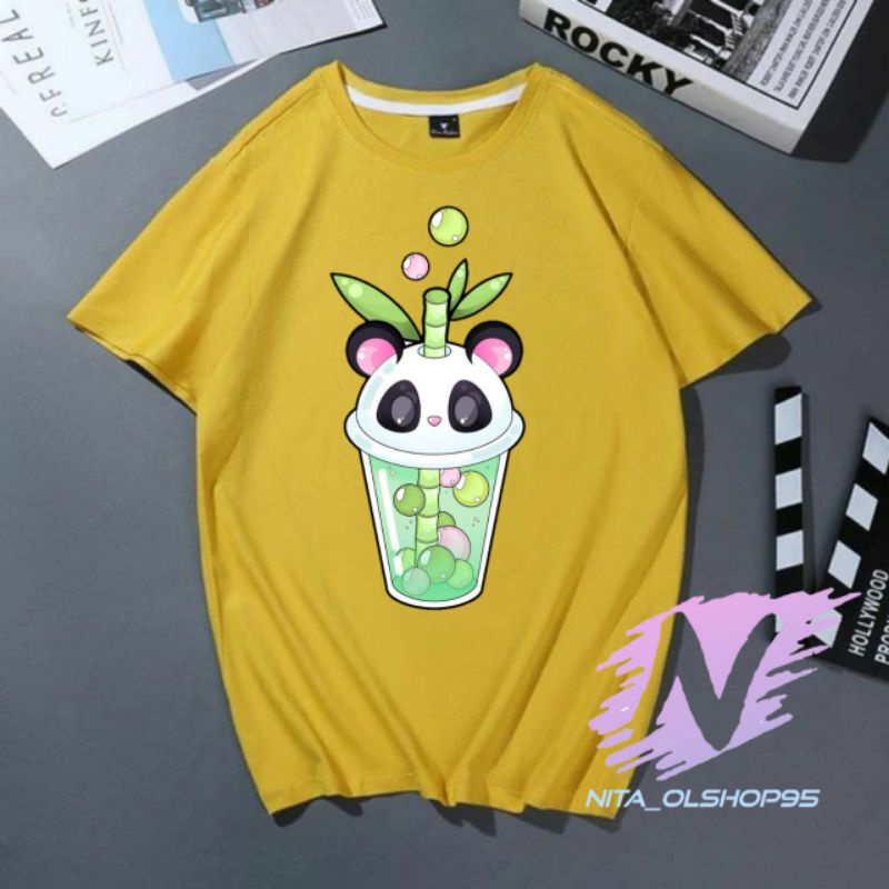 kaos anak animasi Boba panda