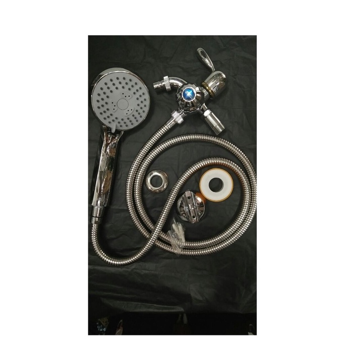 kran shower cabang ONDA + hand shower ONDA+selang flexible ONDA+siltiv