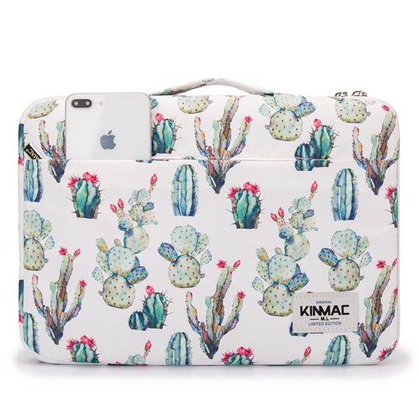 KINMAC Handstrap CACTUS Tas Laptop Sleeve Tas Jinjing Shockproof Size 13 14 15 15.6 inch