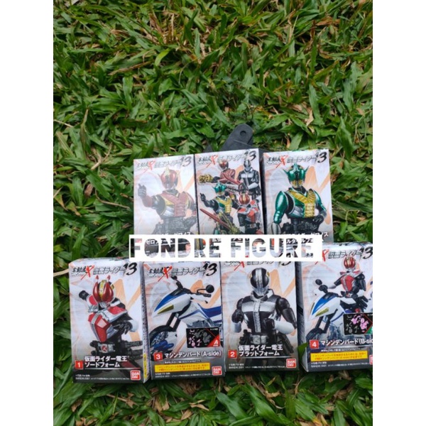 ORIGINAL SHODO X KAMEN RIDER 13 SET 7 W/O GUM SHOKUGAN SHODO-X WCF FIGURE ORI