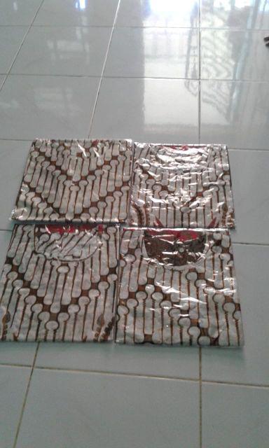 Batik Couple Keluarga Sania Ruffle Ori Ndoro Jowi Dnt Seno Merah Putih