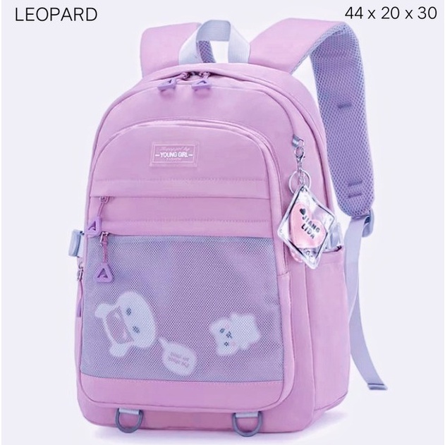 tiyig_store - tas sekolah anak laki-laki anak perempuan backpack sekolah anak tk sd smp sma kuliah Tas Ransel Anak Young Girl-4