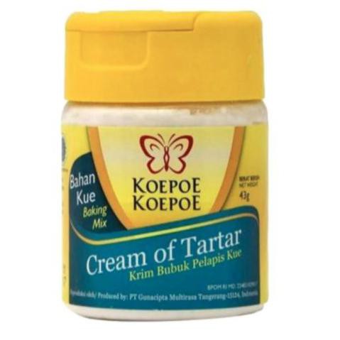 

Koepoe Koepoe Cream Of Tartar Krim Bubuk Pelapis Kue 43 g TERBAIK Kode 661