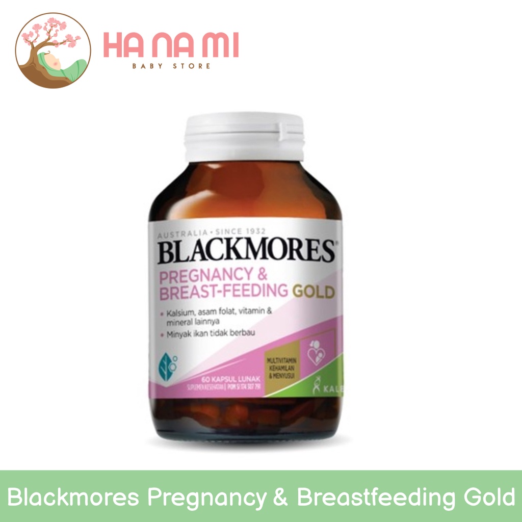 Blackmores Pregnancy &amp; Breastfeeding Gold - Isi 60 Kapsul