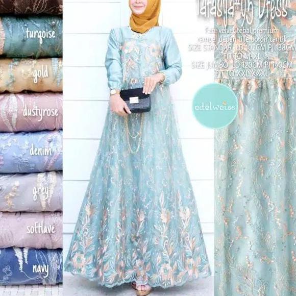 {MURMER} [ SALE ] TERBARU GAMIS NIBRAS NBRS NB A81 WARNA LILAC DAN MOCCA XS - XXL / DRESS DEWASA OOT