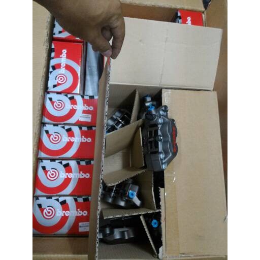 caliper brembo 4 piston ORIGINAL italy