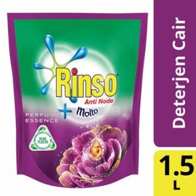 Rinso Molto Perfume Essence Cair|Rose Fresh 1,5L