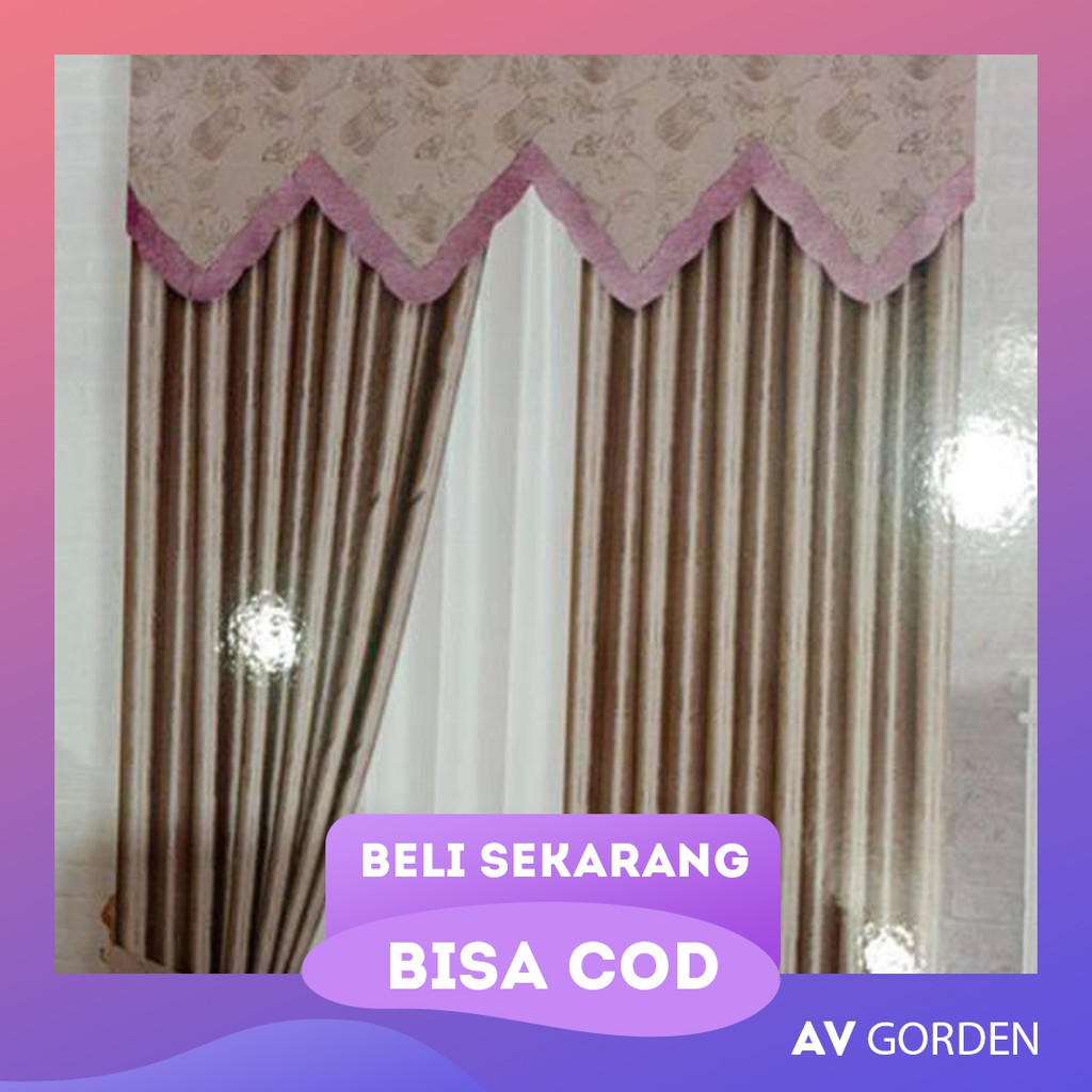 Bahan Bakal Kain Gorden Import Elang (0.5 meter) Gorden Blackout Polos Meteran  Kordeng  AV2