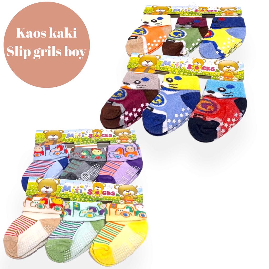 Kaos Kaki Bayi Anti Slip Newborn