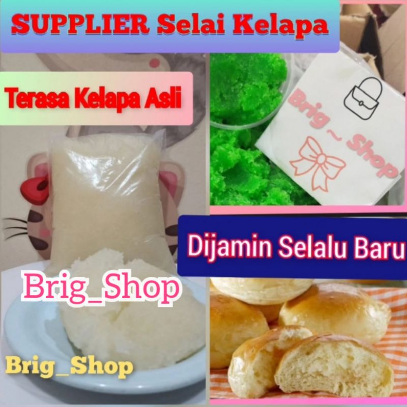 

Selai Kelapa isian roti roti goreng dadar gulung repacking 1kg brig shop