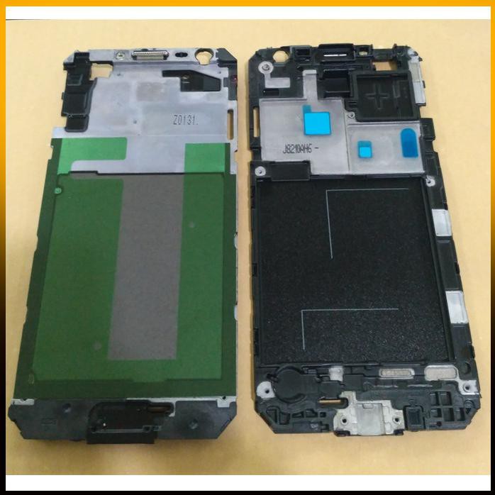 SPARE PART HANDPHONE FRAME BEZEL DUDUKAN LCD TULANG TENGAH SAMSUNG J2 PRIME G532 ORIGINAL BB483