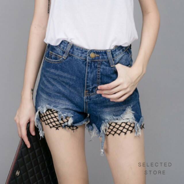 Korea Jeans Short / celana pendek jeans
