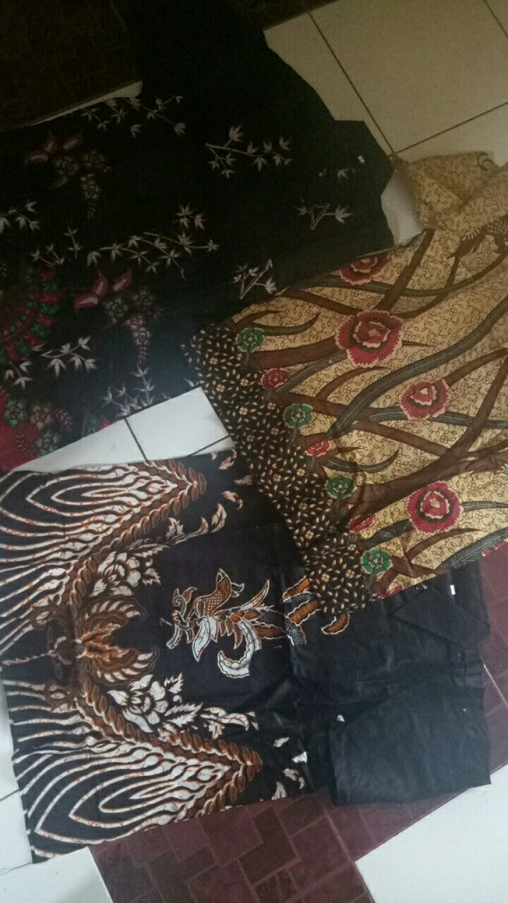 Diskon Bswart Batik Hrb026 Kenongo Hem Pendek Padi Pekalongan M L Xl Batik Pria Murah Modern Grosi