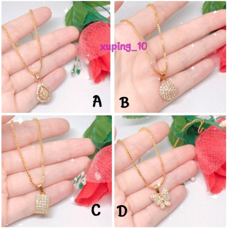 Kalung Liontin Mata Emas Dewasa Xuping