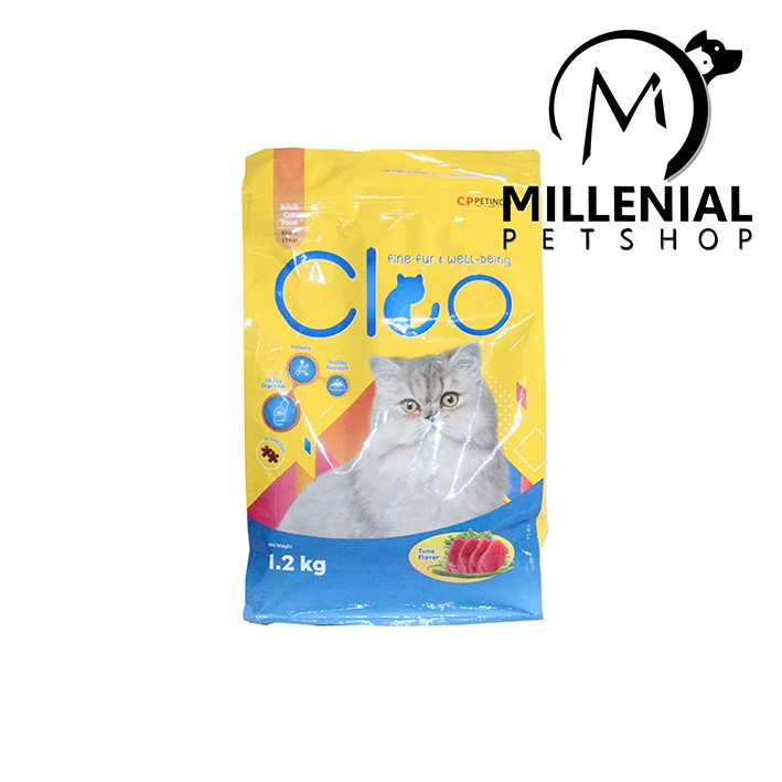 Cat Food adult CLEO tuna 1.2 kg makanan kucing murah