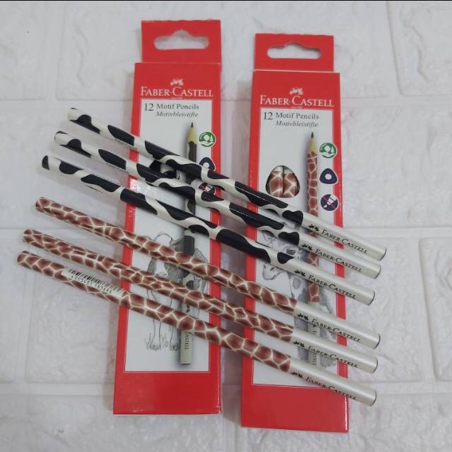 

Pensil faber castell 2b motif