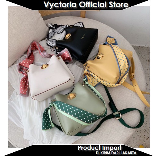 (COD) Vyctoria VOS1048 Tas Selempang Wanita Fashion Import Promo B1048 BQ2558 EL319 CR7102 LT1661 2558 1661 7102 319