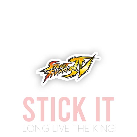 

Stiker sablon setrika DTF kaos baju sticker vinyl Street Fighter gamer 139