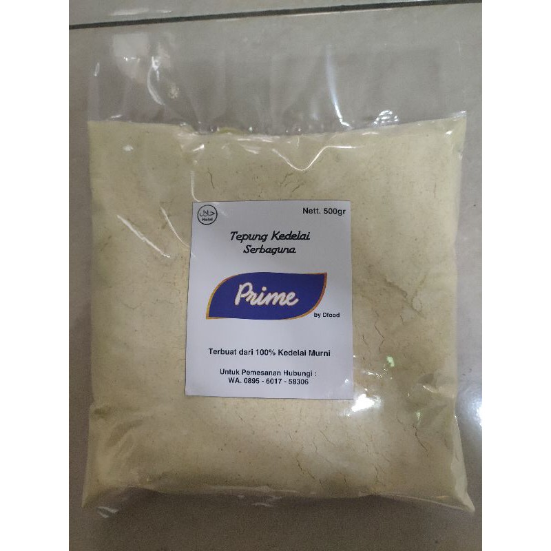 

Tepung Organik Kedelai Mentah Serbaguna Prime 500gr