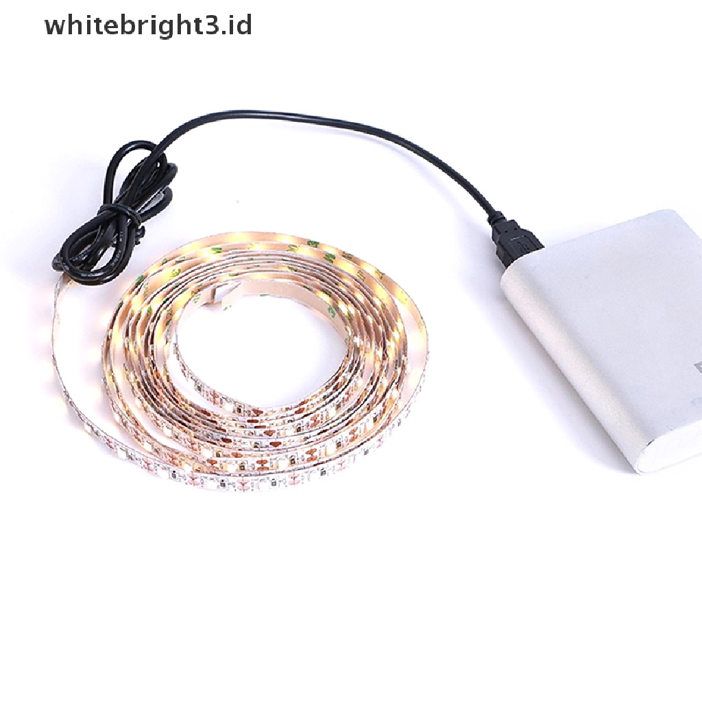 (whitebright3.id) Lampu Strip LED 5V Dengan Port USB Untuk Dekorasi TV