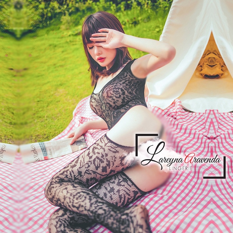 Lingerie Seamless Body Stocking Seksi Model Sexy Tiger Pattern LG389