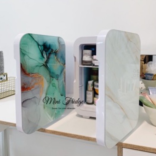 Skincare Mini Fridge Marble Edition Shopee Indonesia