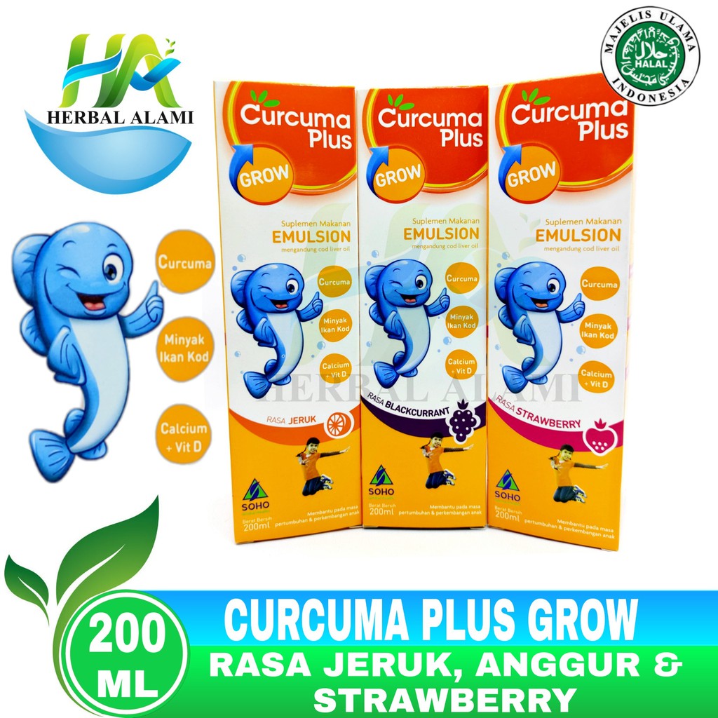 Curcuma Plus Grow 200 ml - Multivitamin