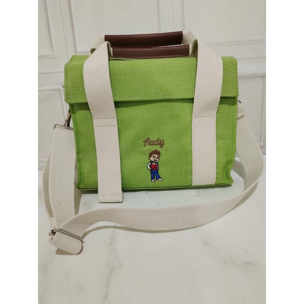 PO Tas Mj two tone/Tas custom/Souvenir Tas custom/Souvenir ultah/Souvenir custom