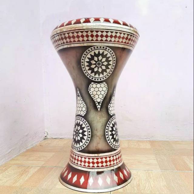 Darbuka ukuran 8 inch mika power beat motif Mesir AZ Zahir aha Emin alexandria percussion f