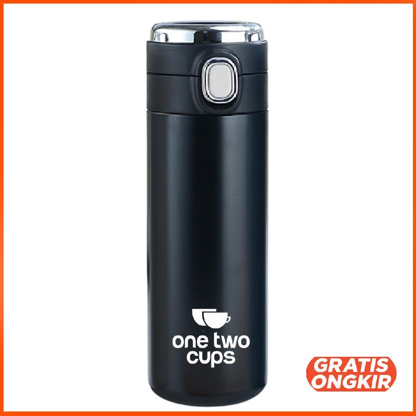 Botol Minum Thermos Suhu LCD Thermal Smart Mug Stainless 420ml OTC002