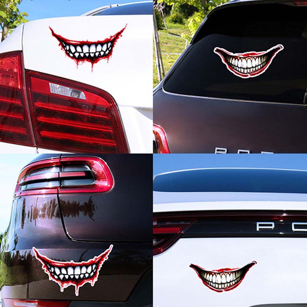 Lanfy Joker Graffit Stiker Mobil Tahan Air Pribadi Stiker Motor PVC Mobil styling Aksesoris Belakang Bagasi Stiker Mobil Decal