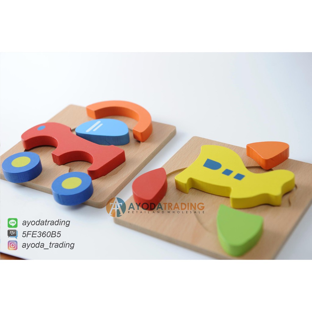 Mainan Edukasi Early Learning Puzzle 3D Cute