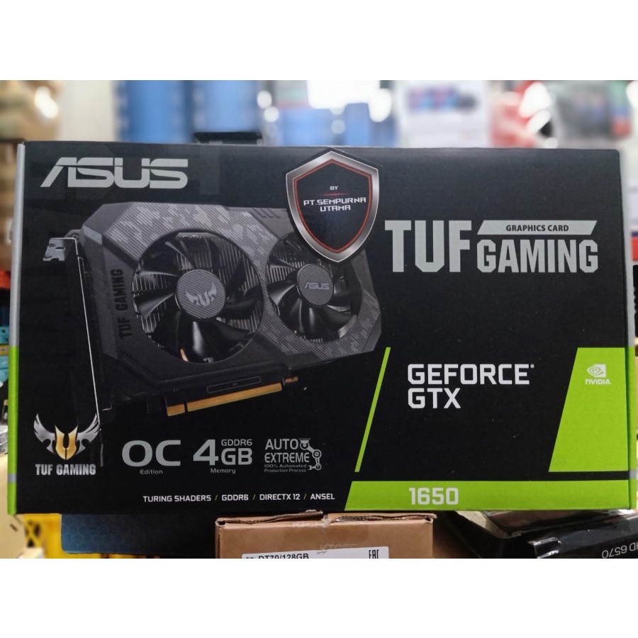 ASUS TUF GTX 1650 P GAMING OC 4GB DDR6 VGA CARD NVIDIA