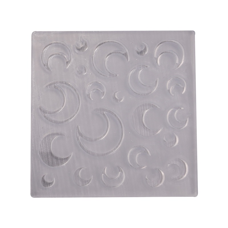 Siy Cetakan Silikon Bentuk Bulanbintanghati Untuk Diy Aksesoris Perhiasan