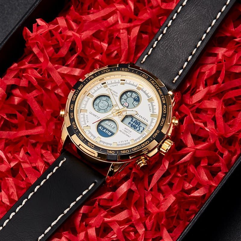 Jam Tangan Bostanten Kulit Pria Terlaris Jam Tangan Waterproof