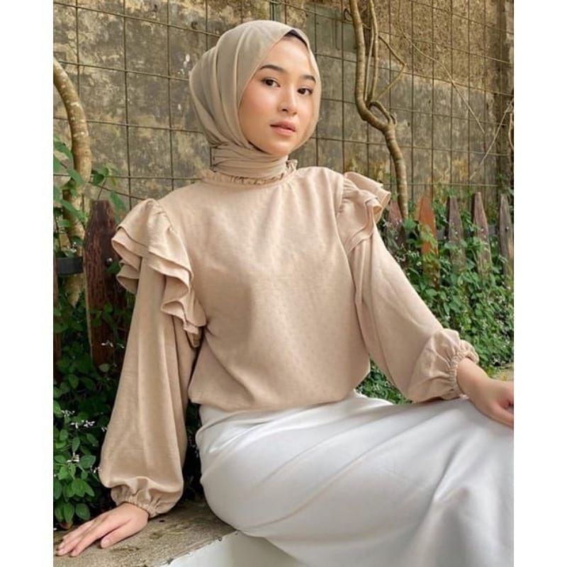 Kemeja oversize Shakila daily tunic kemeja terbaru ootd 2022