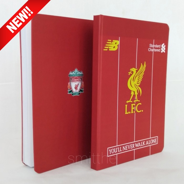 

Liverpool Note Book LFC Notebook Buku Catatan 20x14cm Hard Cover Merah BKIL_1047