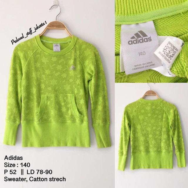 Adidas sweater branded anak remaja tanggung 11 12 13 14 tahun