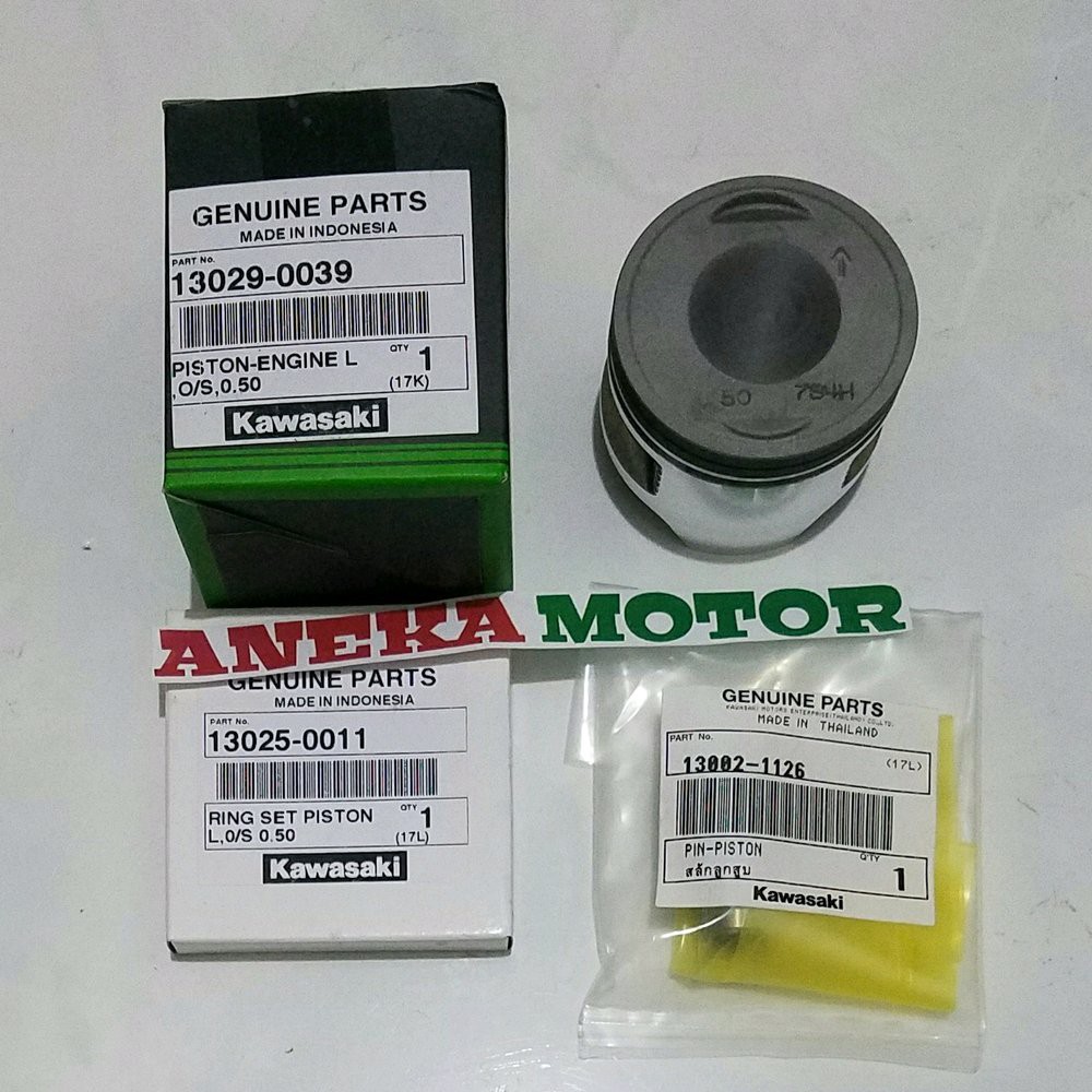 Piston Ring Piston Pen Piston OS 50 Kawasaki KLX 150  Kawasaki Parts