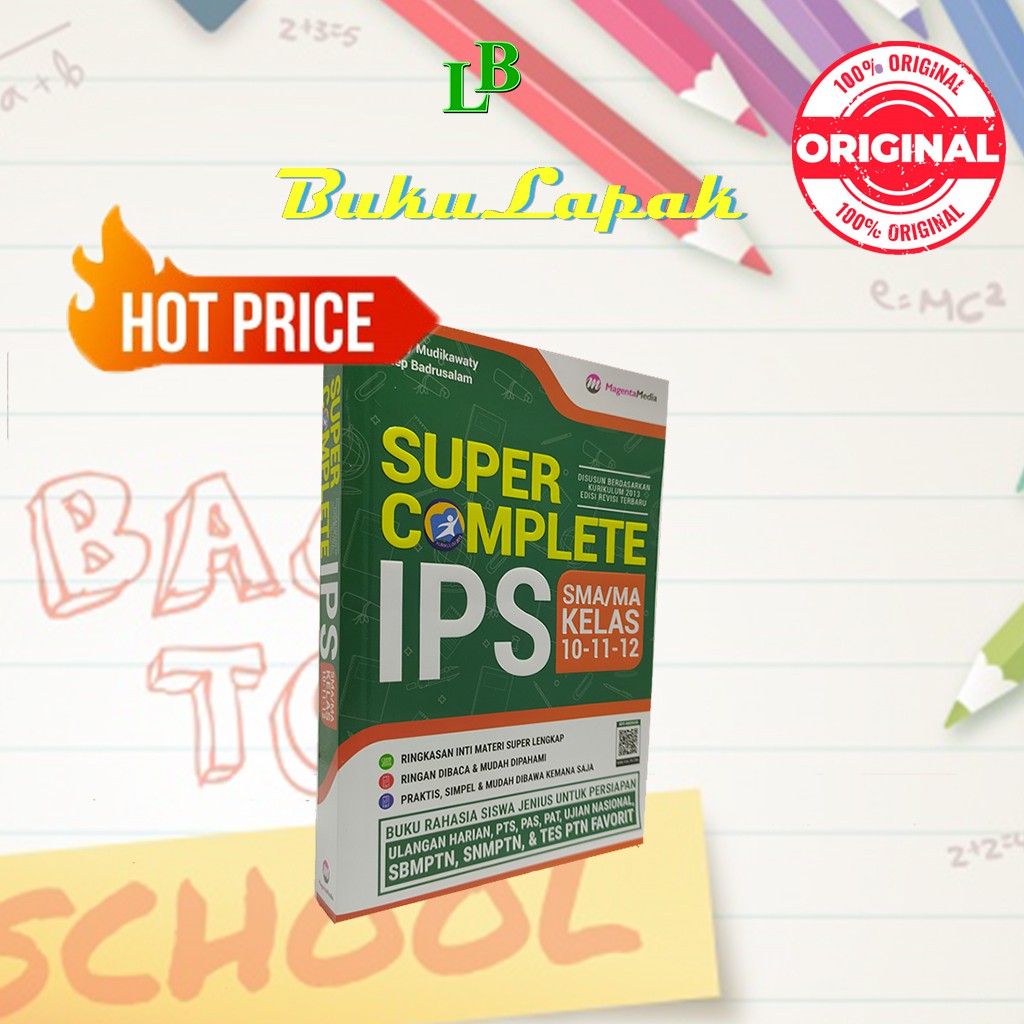Buku SMA IPS Super Complete IPS kelas 10 11 12-0